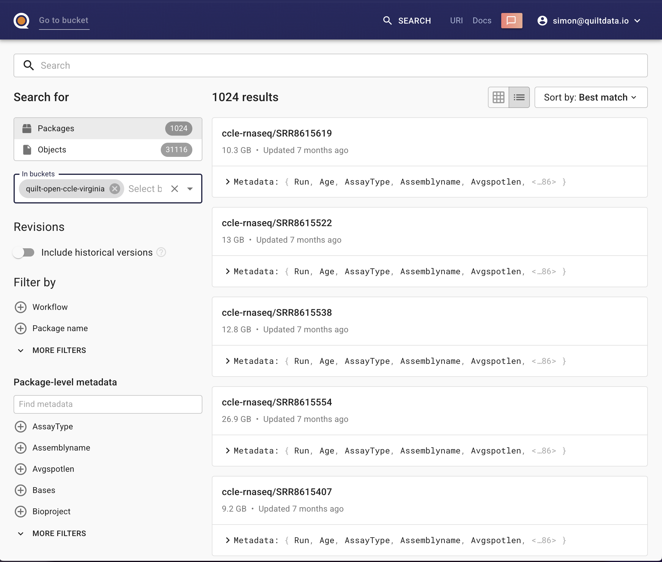 AWS-Native Life Science Data Management Platform | Quilt
